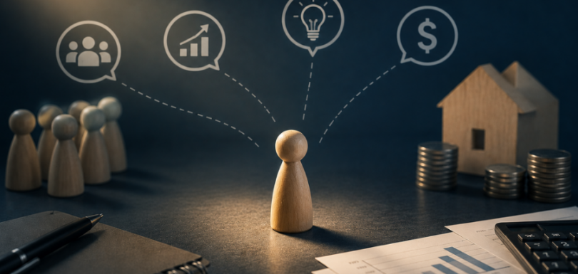 Business advisory helping a business owner make confident strategic decisions