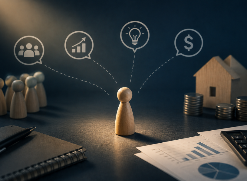 Business advisory helping a business owner make confident strategic decisions